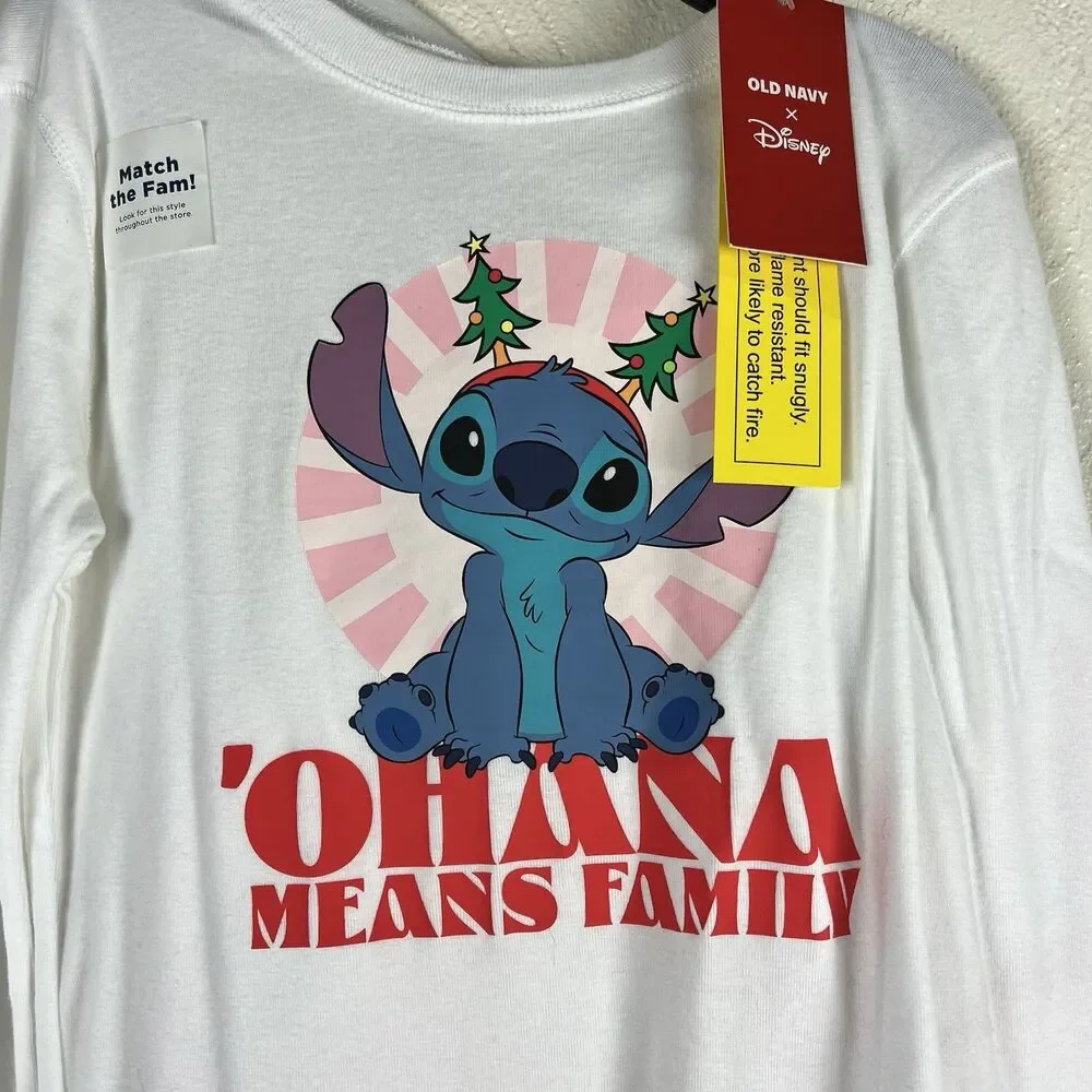 Old Navy Disney Lilo & Stitch Stitch & Angel 2pc Snug Fit Pajama Set XL